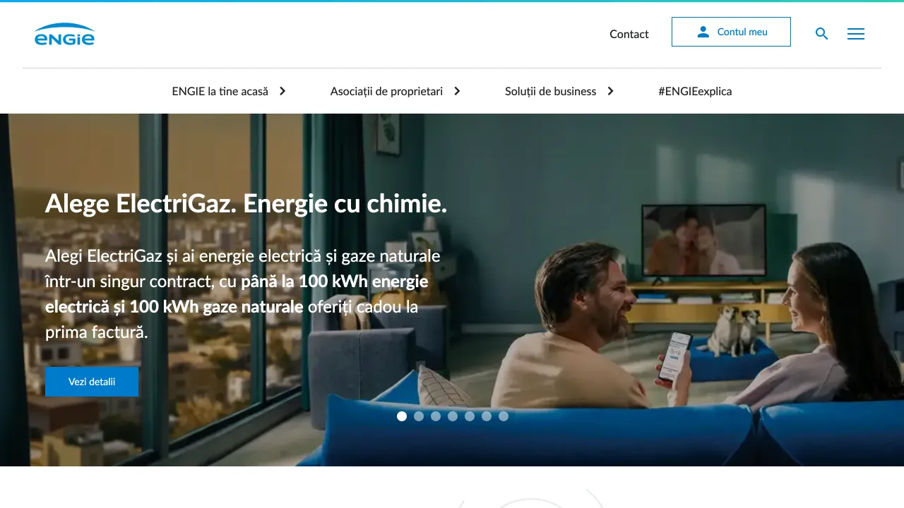Site oficial Engie Romania