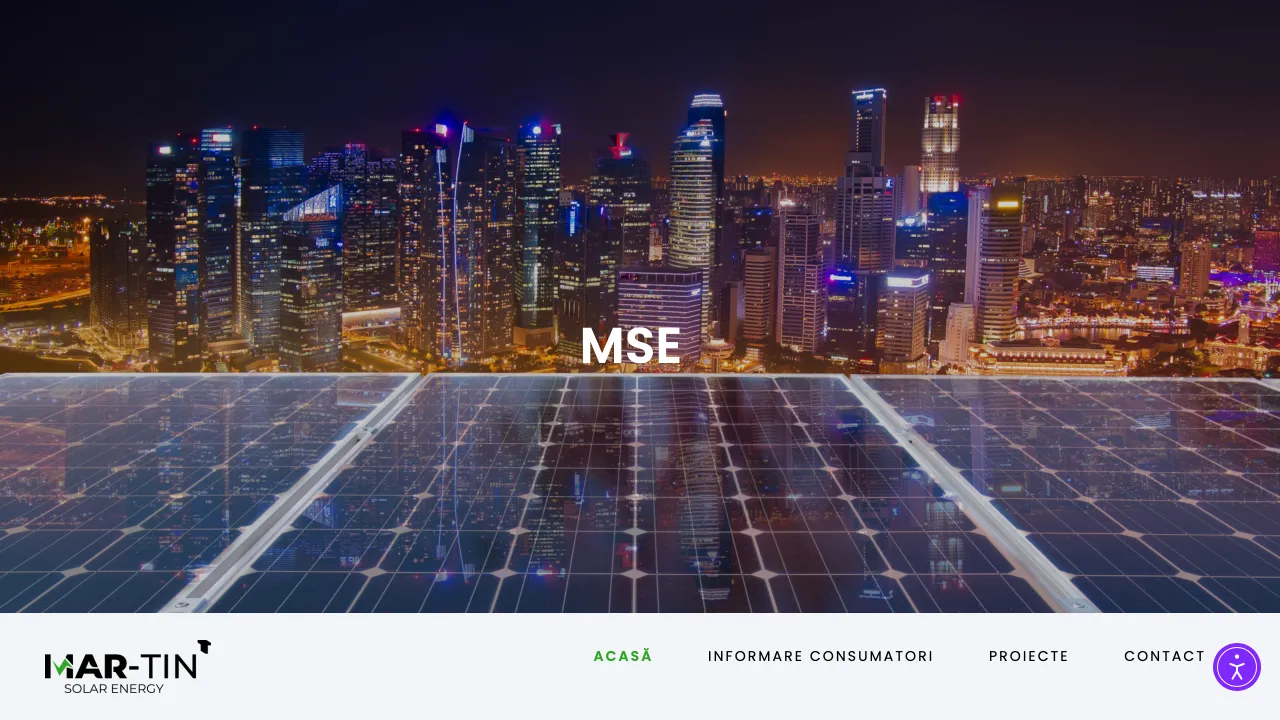 Pagina oficiala Mar-Tin Solar Energy SRL, furnizor de energie