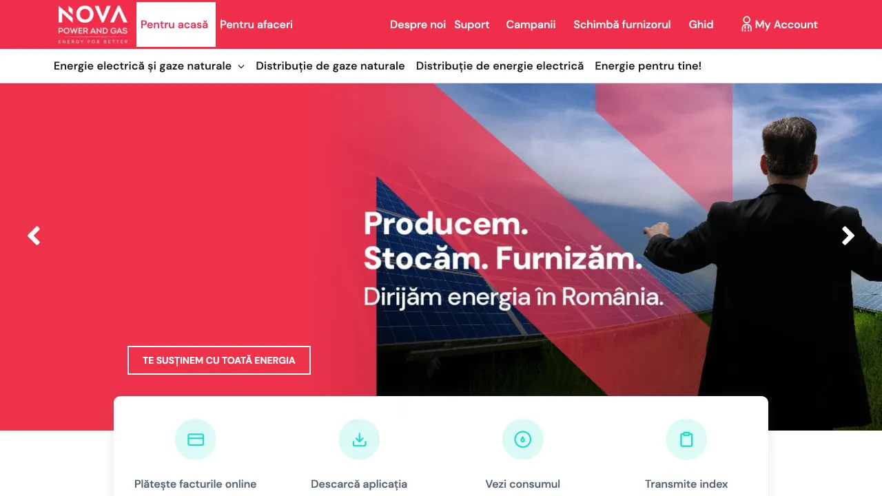 Site oficial Nova Power & Gas