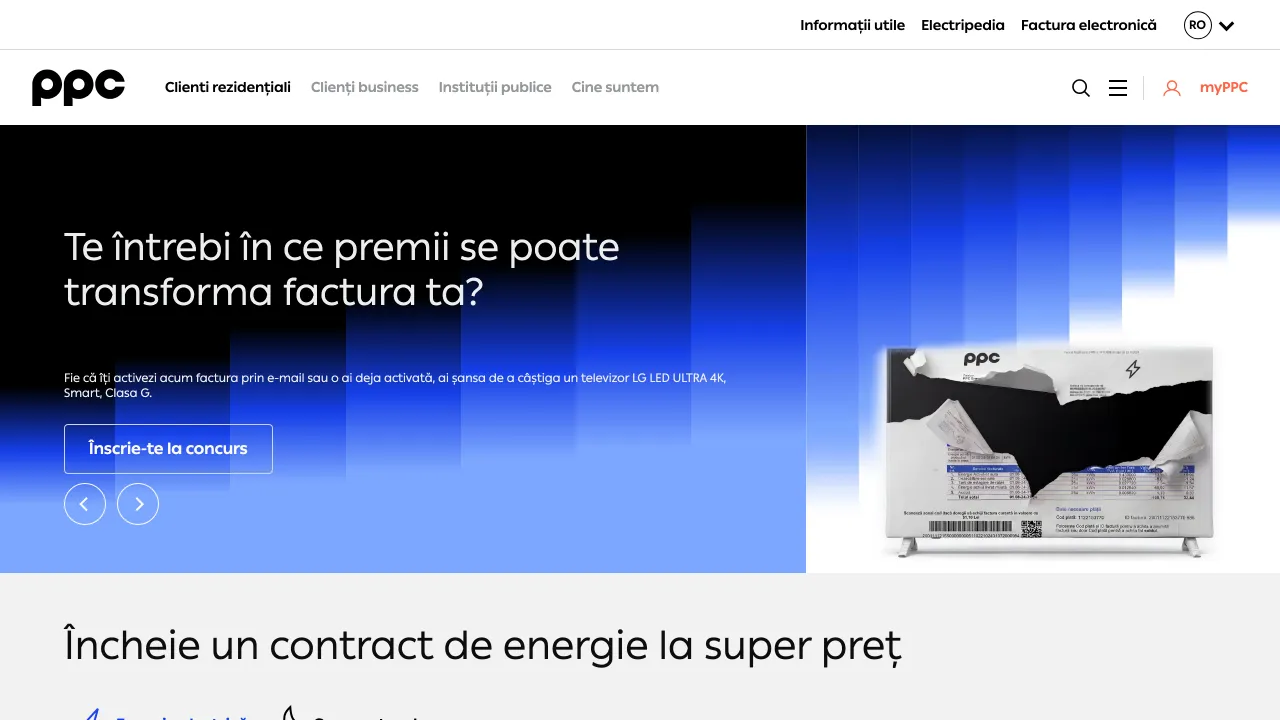 Site oficial PPC Energie