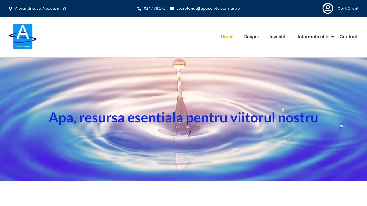 Site oficial Apa Serv Alexandria