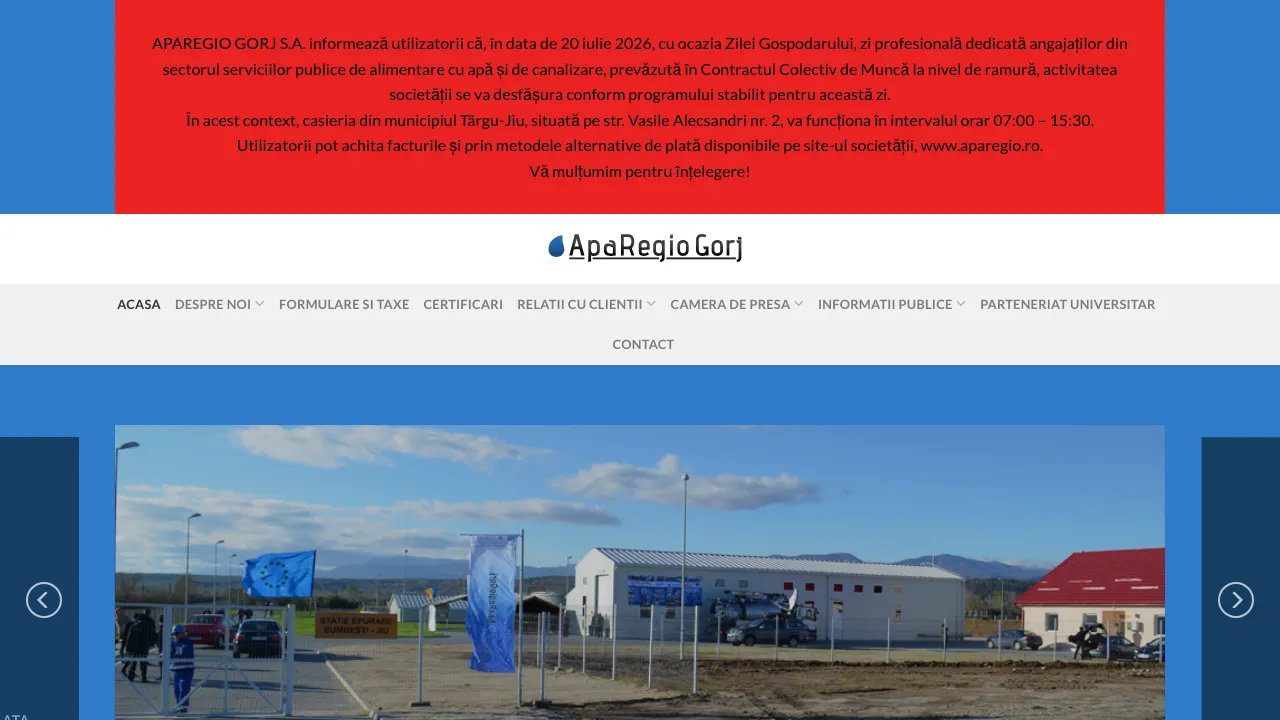 Site oficial Aparegio Gorj