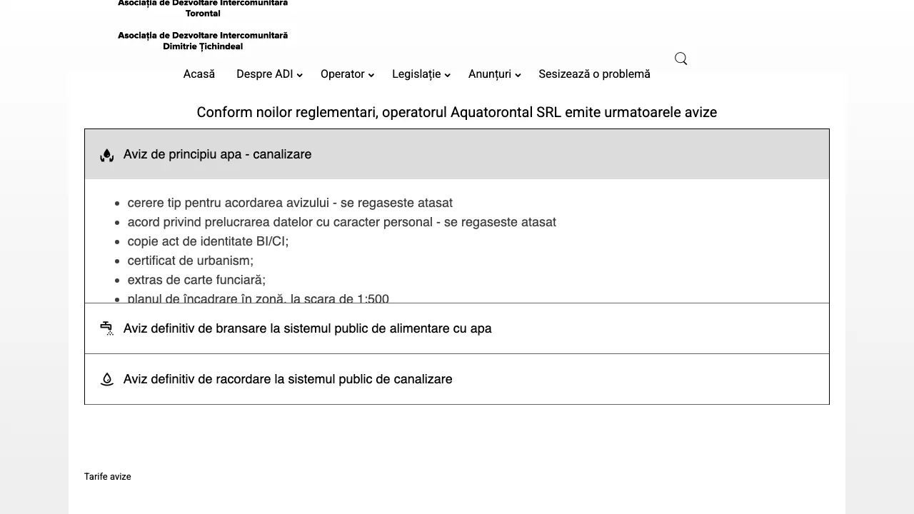 Site oficial Aquatorontal