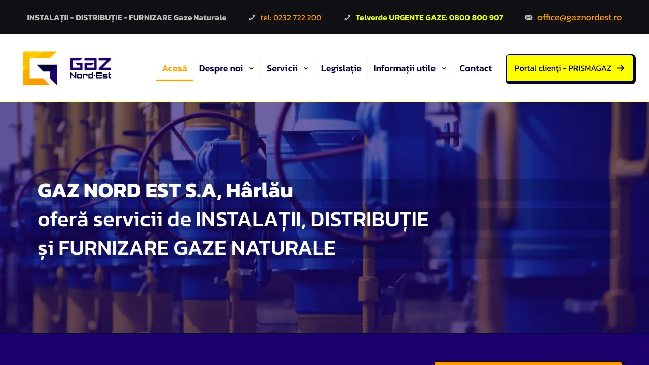 Site oficial Gaz Nord Est
