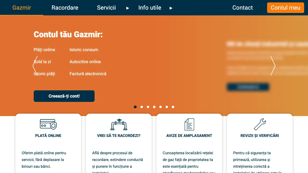 Site oficial Gazmir Iasi
