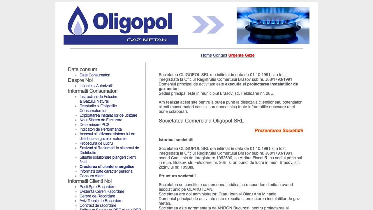 Site oficial Oligopol