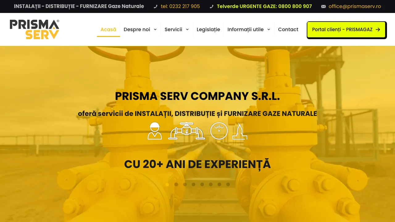 Site oficial Prisma Serv Company