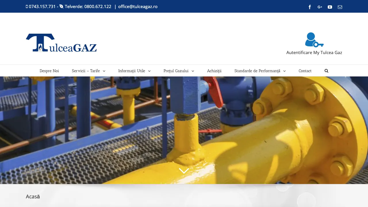Site oficial Tulcea Gaz